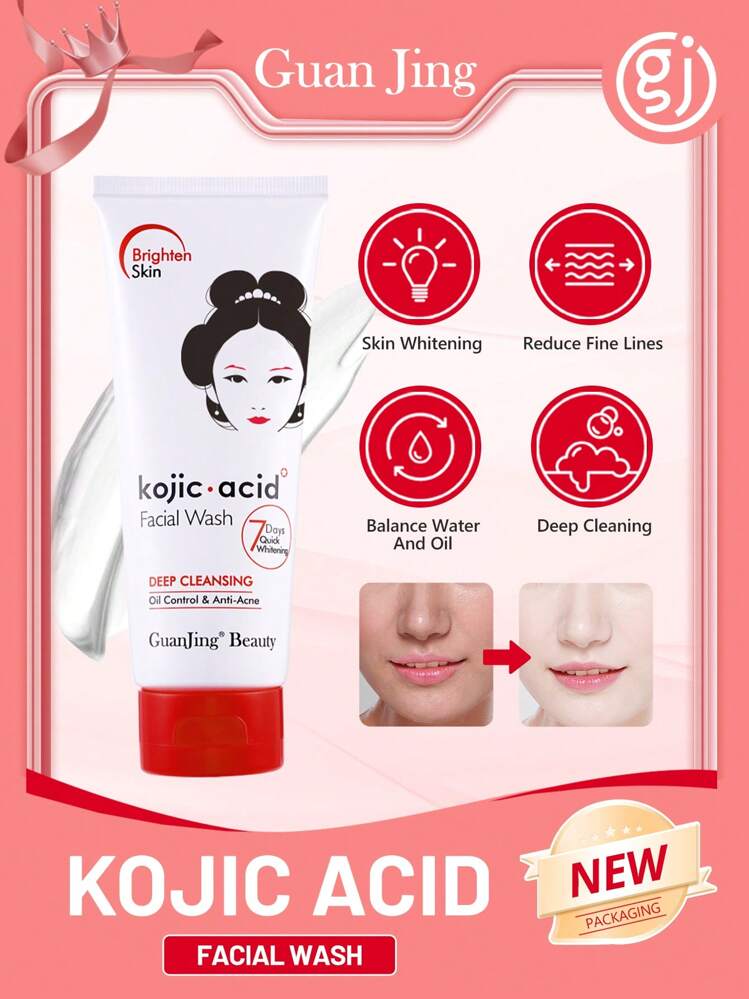 Kojic Acid Gel Nettoyant visage blanchissant à l'acide kojique 100 g
